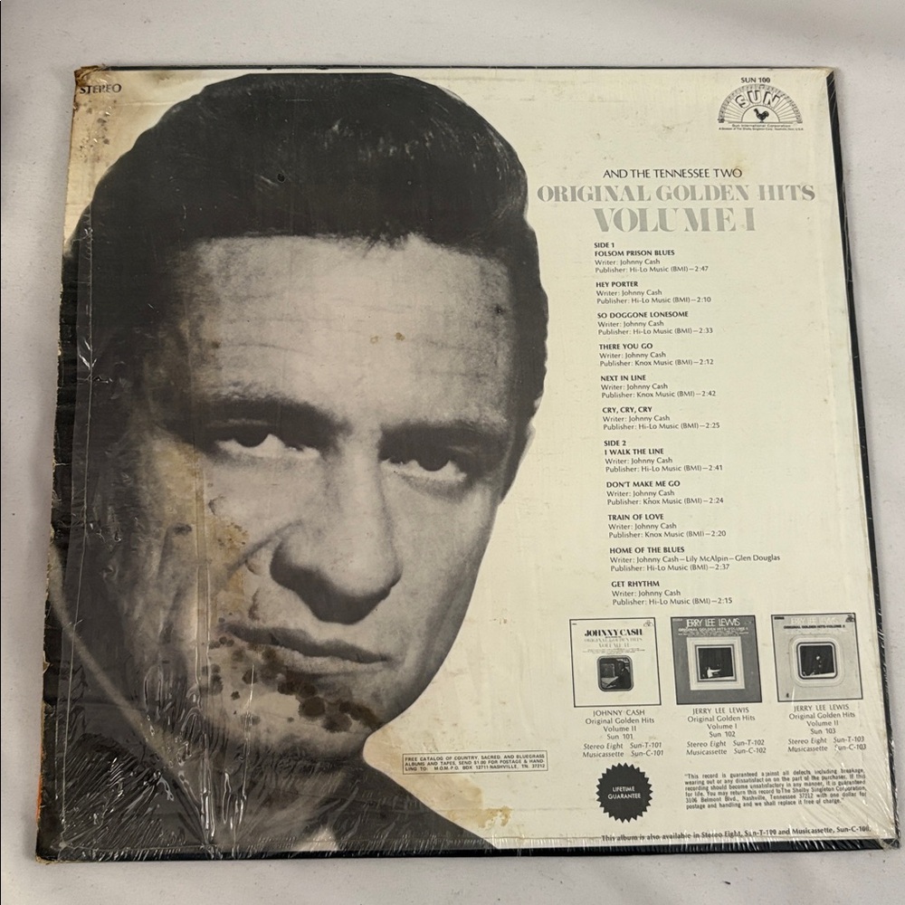 Johnny Cash And The Tennessee Two Original Golden Hits Volume I Vinyl Record LP - Picture 5 of 11